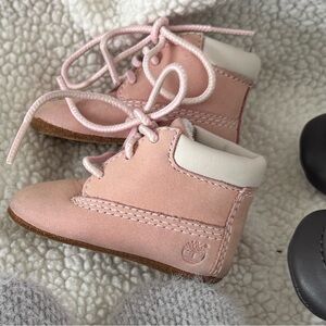 Timberland Soft Pink Baby Walker Shoes